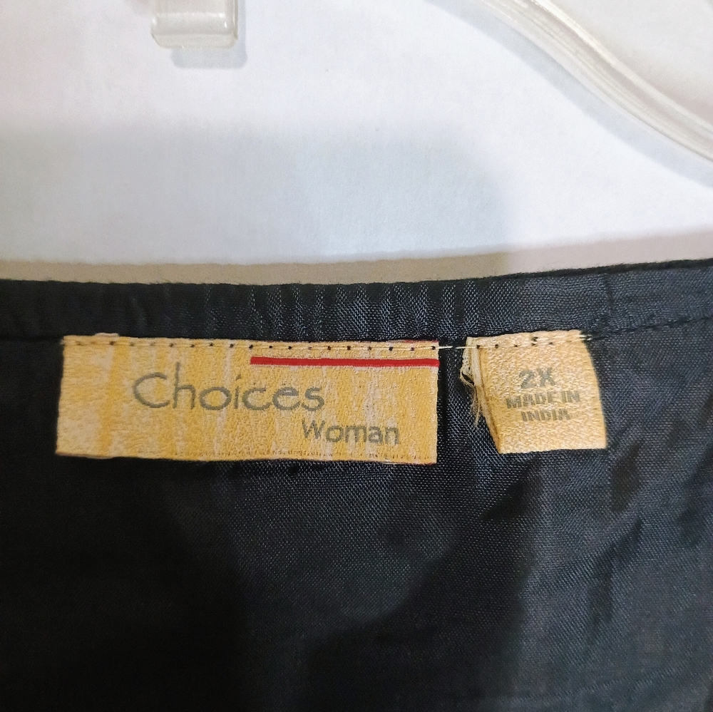 Choices Women's Black Jacket Size 2X - Picture 3 of 3